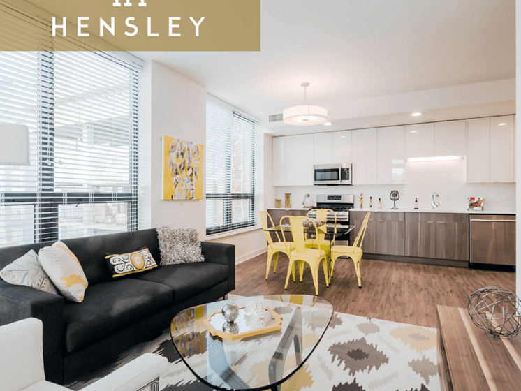 Open kitchen luxury apartments 60654 Chicago, IL